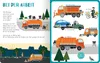 A collage of illustrations depicting various vehicles and their functions, with accompanying German text. Voir les images du produit