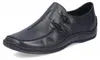 Rieker Damen Echtleder Slipper schwarz, Damen:42 EU Produktbild-Vorschau 9
