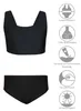 Aquarti Mädchen Sport Bikini Racerback Bustier & Produktbild-Vorschau 7