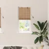 vidaXL Store à enroulement avec rideaux Naturel 60 x 220 cm Voir les images du produit 2