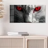 DEQORI Glasbild Echtglas 60x30 cm 'Mystischer Blick' Produktbild-Vorschau 4