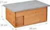 Relaxdays Casetta per ricci, kit di montaggio, casetta per Anteprima dell’immagine prodotto 4