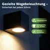 Grafner® Aluminium Wandlampe 37SQWB Wandleuchte Lichtschein Produktbild-Vorschau 2