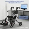 ELONEO 2-in-1 rolstoel/rolator, opvouwbaar en lichtgewicht Productafbeelding-voorbeeld 8