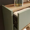 Garderobe Flurgarderobe schmal in grün mit Eiche Produktbild-Vorschau 5