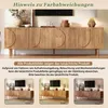 Merax TV Lowboard TV-Schrank mit 4 Türen und 2 Staufächer,  Produktbild-Vorschau 5