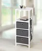 Regal mit 3 Schubladen, 85 x 35 x 34 cm, klappbar, WENKO Produktbild-Vorschau 3