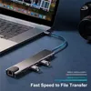 USB-C Hub Dockingstation 8-IN-1 Adapter 4K HDMI USB 3.0 LAN Produktbild-Vorschau 3