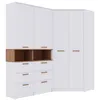 Marmex Möbel Schrank-Set GRANT SET 17N Weiß 2 Regale, 1 Produktbild-Vorschau 2