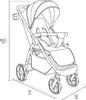 MoMi MIYA Kinderwagen Buggy – 10" Räder, Moskitonetz, Produktbild-Vorschau 9