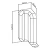InLine 23180B, Bílá, 400 g, 55 x 120 x 45 mm, 55 mm, 120 Náhled obrázku produktu 6