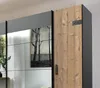 Wimex Stockholm Schwebetürenschrank Graphit/Silver Fir mit Produktbild-Vorschau 5