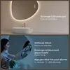 Miroir de salle de bain asymétrique AFIELINA avec éclairage Voir les images du produit 10