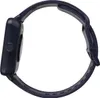 A side view of a dark blue smartwatch with its strap. Náhled obrázku produktu