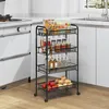 4-stöckiger Küchenwagen, Rollwagen, Servierwagen, Produktbild-Vorschau 9