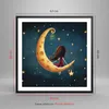Gerahmtes Poster - Schwarzer Rahmen - Kinder Mädchen Mond - Produktbild-Vorschau 5
