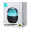 The image shows the retail packaging of a Joyroom RGB wireless speaker. Náhled obrázku produktu