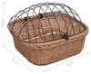 vidaXL Fahrradkorb Vorne mit Deckel 50x45x35 cm Natur Weide Produktbild-Vorschau 8