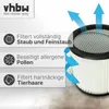 vhbw 10x Faltenfilter kompatibel mit Aqua Vac Multisystem Produktbild-Vorschau 2