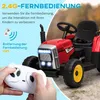 HOMCOM Elektrický detský traktor s funkciou MP3, rýchlosť Náhľad obrázku produktu 5