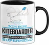 Kiteboarder Geschenk Tasse Ich Bin Kiteboarder Aber Sag Produktbild-Vorschau 1