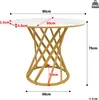 okwish Eettafel voor 4 personen, ronde salontafel van MDF, Productafbeelding-voorbeeld 6