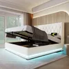 okwish Boxspring postel, čalouněná postel 160 x 200 cm s Náhled obrázku produktu 5