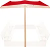 Aga Toit pour bac à sable pour enfants 120x120 cm Rouge Voir les images du produit 2