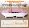 Plateforme Vibrante fitness MERACH mini, rose, 11 niveaux, Voir les images du produit 6