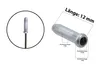 A product image showing a close-up of a cable end cap and a diagram with measurements. Produktbild-Vorschau