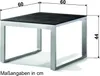 Gartentisch >Lounge< in Beton dunkel, graphit - Produktbild-Vorschau 3