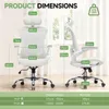 COMHOMA Bürostuhl Ergonomisch, Schreibtischstuhl mit Produktbild-Vorschau 7