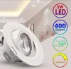 12x LED Einbaustrahler dimmbar Ultraflach 5 Watt Weiß Produktbild-Vorschau 2