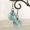 Spiral-Ohrringe + Anhänger aus recyceltem Glas, Produktbild-Vorschau 2