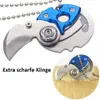 Mini Messer kleines Taschenmesser als Schlüsselanhänger Produktbild-Vorschau 4