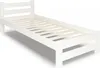 Holzbett 90x200 cm mit Lattenrost Modern Bett Bed Kiefer Produktbild-Vorschau 4