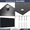 DELUKE® Küchenrückwand Glas - 70x40cm Schwarz | Produktbild-Vorschau 5
