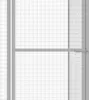 vidaXL Klec pro kočky 6x1,5x1,5 m Pozinkovaná ocel Náhled obrázku produktu 3