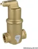 A brass air vent for plumbing systems, shown against a white background. Produktbild-Vorschau