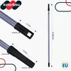 A diagram showing a telescopic pole with measurements and branding. Produktbild-Vorschau