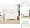 vidaXL Gartentruhe Weiß 108x42,5x54 cm Massivholz Kiefer -  Produktbild-Vorschau 1