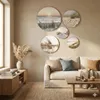 Wandbilder Beige Dekoration für Schlafzimmer Wohnzimmer Set Produktbild-Vorschau 5