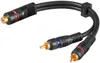 Wentronic AVK 308-020 0.2m, RCA, 2 x RCA Produktbild-Vorschau 2