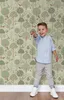 ESTAhome Tapeta psy popielatej miętowej zieleni 53 cm x Podgląd zdjęcia produktu 2