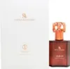 A product shot of a perfume bottle and its packaging. Voir les images du produit