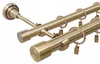 200 cm Doppel-Gardinenstange Metall 2-läufig 25/19 mm Produktbild-Vorschau 7