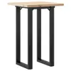 vidaXL Esstisch O-Gestell 50x50x75,5 cm Massivholz Kiefer & Produktbild-Vorschau 1