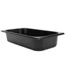 A black rectangular sink basin is shown against a white background. Podgląd zdjęcia produktu