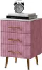 Nachtkastje Vicco Velia Roze 41 x 62 cm met 3 lades, Model Productafbeelding-voorbeeld 7