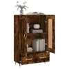 vidaXL Credenza rovere affumicato 69,5x31x115 cm materiale Anteprima dell’immagine prodotto 4